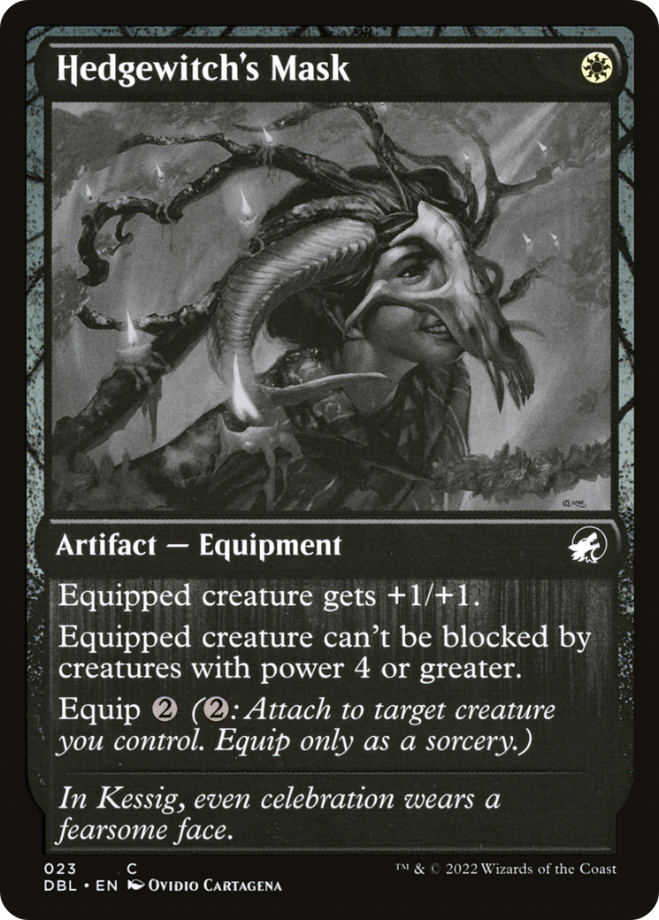 Hedgewitch's Mask [Innistrad: Double Feature] Foil