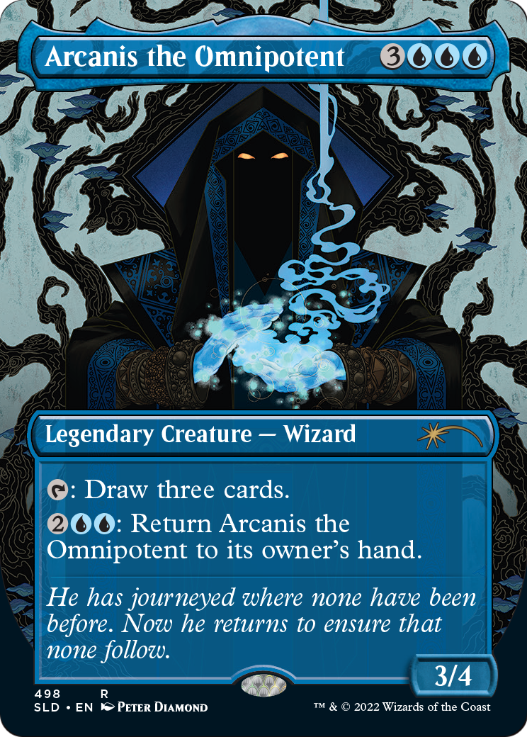 Arcanis the Omnipotent (Borderless) [Secret Lair Drop Series] Foil