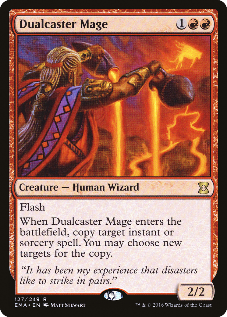 Dualcaster Mage [Eternal Masters] Foil
