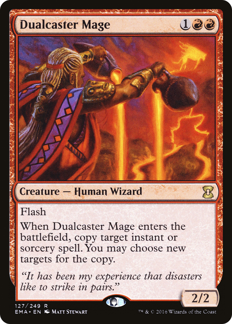 Dualcaster Mage [Eternal Masters] Foil