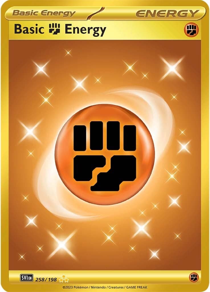 Basic Fighting Energy 258/198 - SV01 Scarlet & Violet Base Set Holofoil