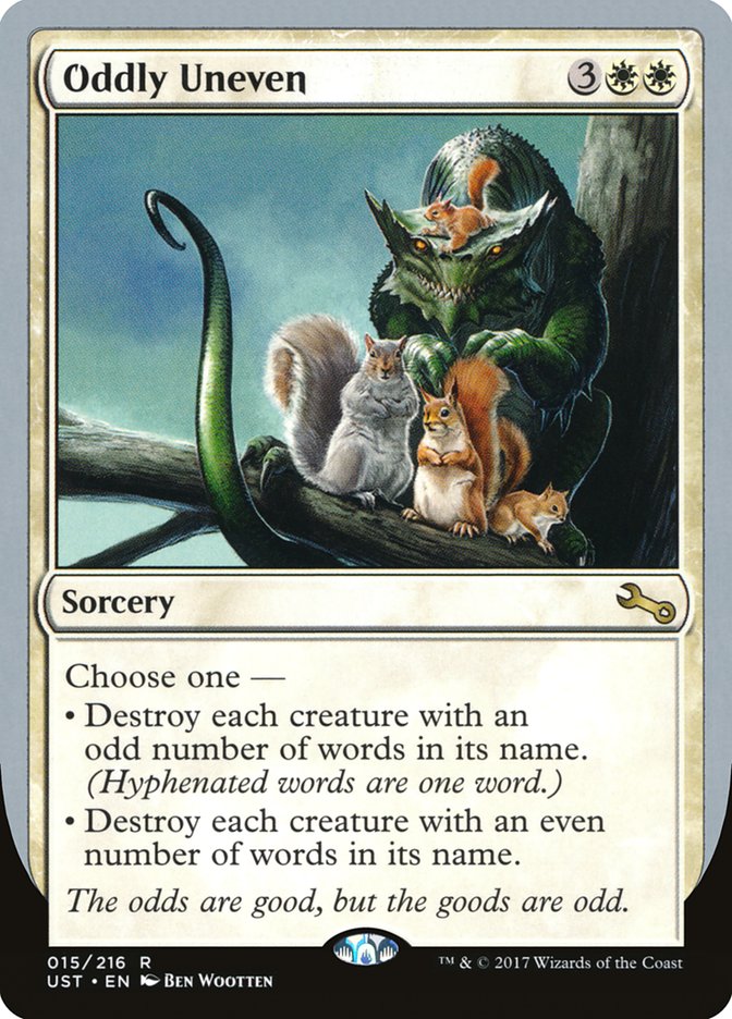 Oddly Uneven 15/216 (Unstable) 
