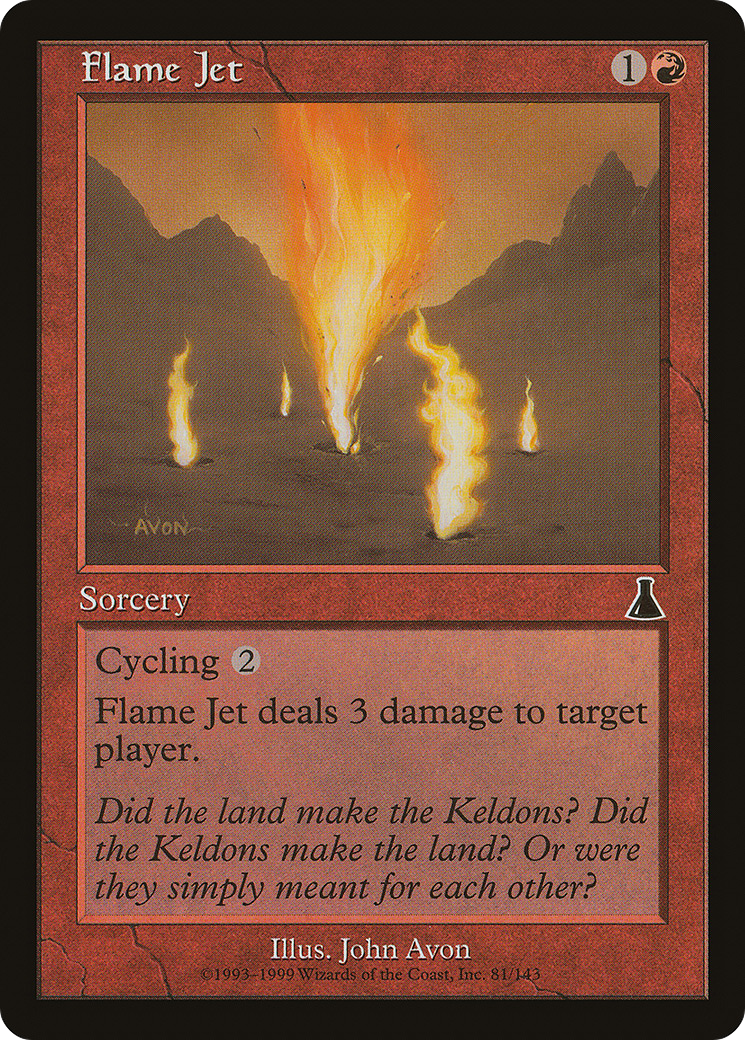 Flame Jet [Urza's Destiny] Foil