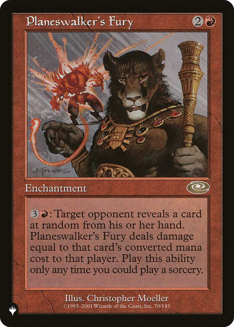 Planeswalker's Fury |  (PLS-70) [The List]