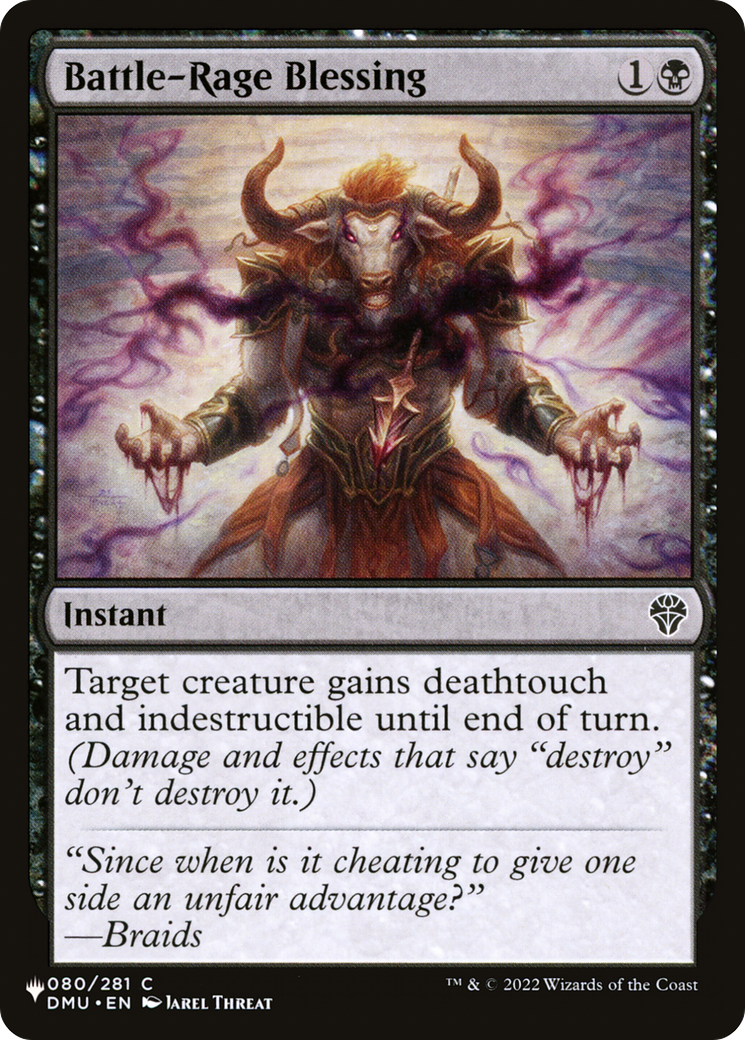 Battle-Rage Blessing |  (DMU-80) [The List]