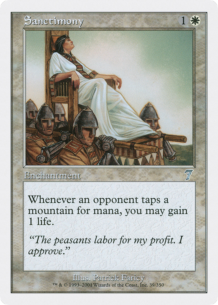 Sanctimony [Seventh Edition] Foil