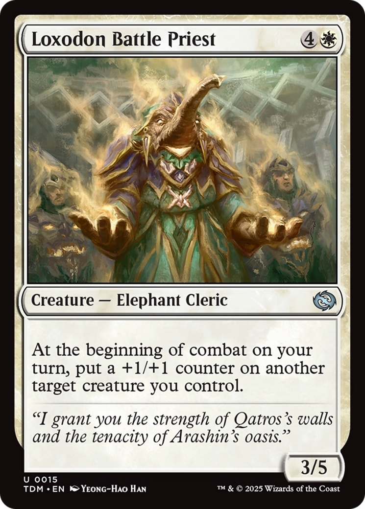 Loxodon Battle Priest (015) [Tarkir: Dragonstorm]