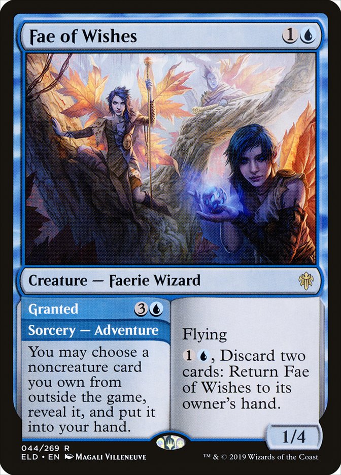 Fae of Wishes // Granted 44/269 (Throne of Eldraine) 