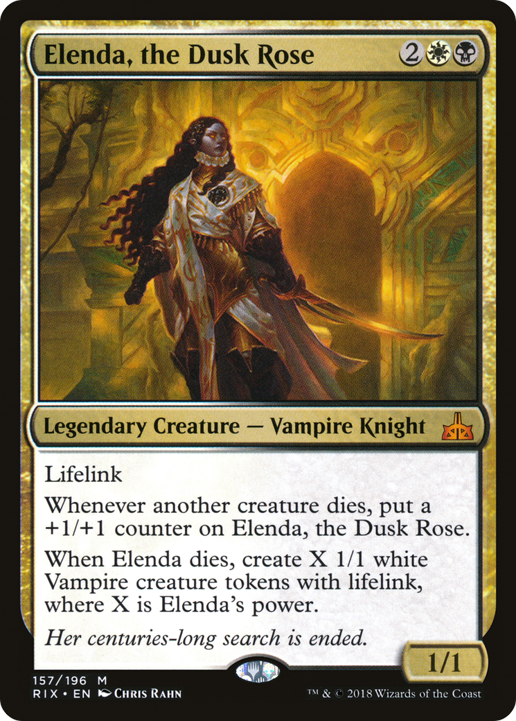 Elenda, the Dusk Rose [Rivals of Ixalan] Foil