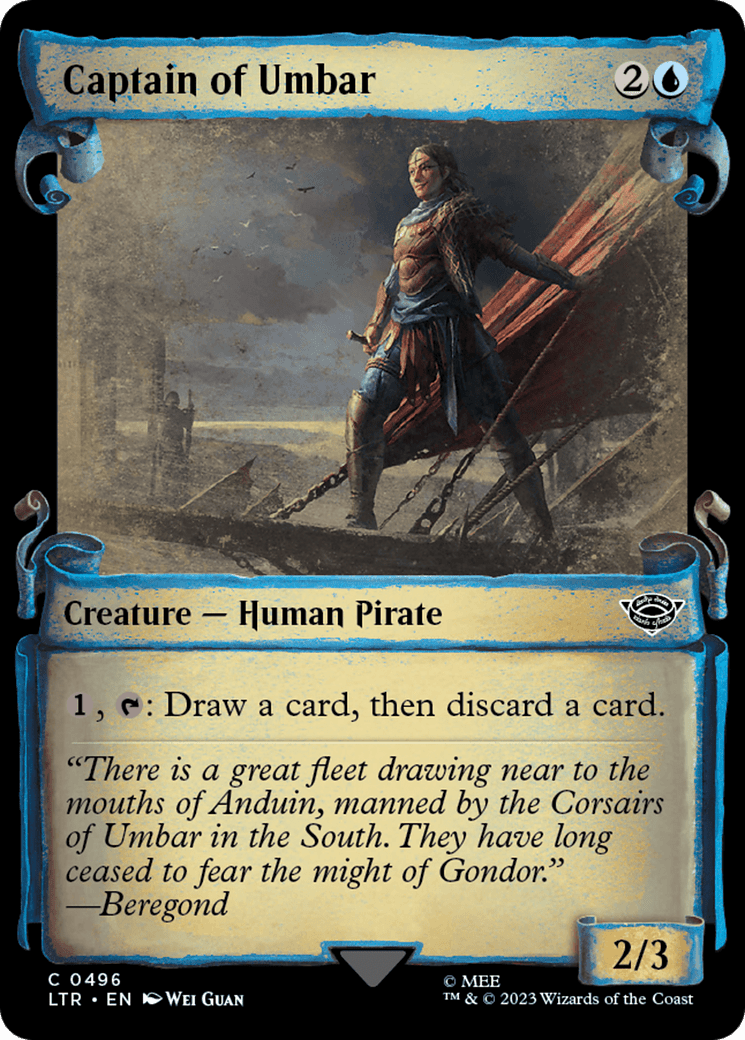 Captain of Umbar [The Lord of the Rings: Tales of Middle-Earth Showcase Scrolls] Foil
