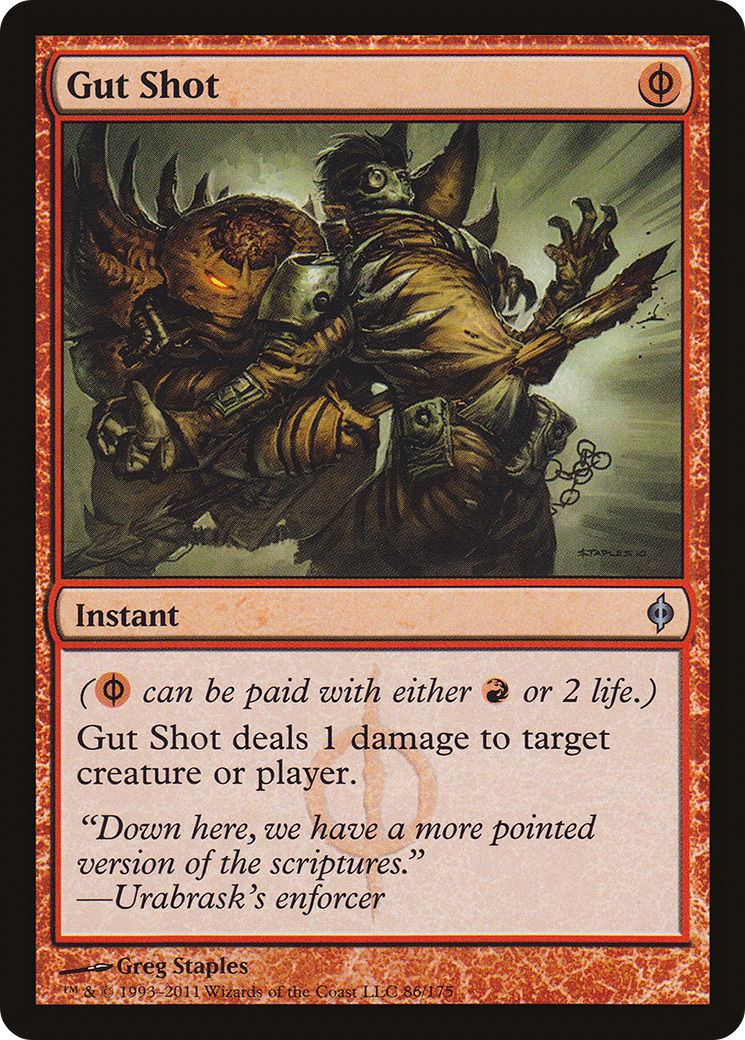 Gut Shot [New Phyrexia] Foil