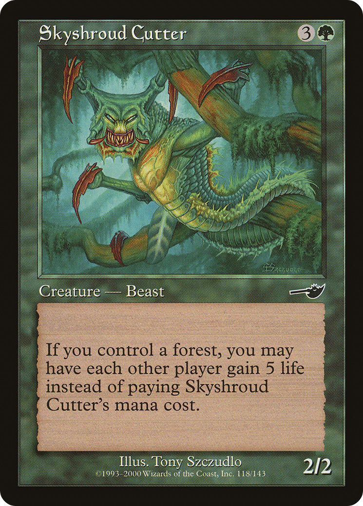 Skyshroud Cutter [Nemesis] Foil