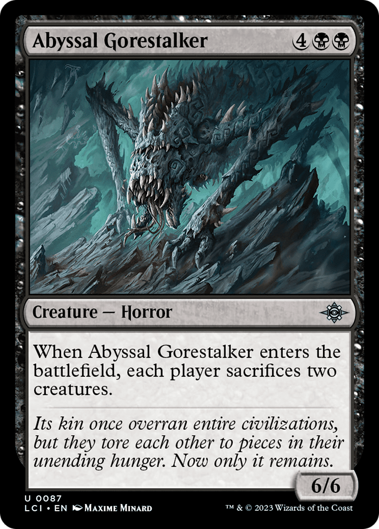 Abyssal Gorestalker [The Lost Caverns of Ixalan] Foil