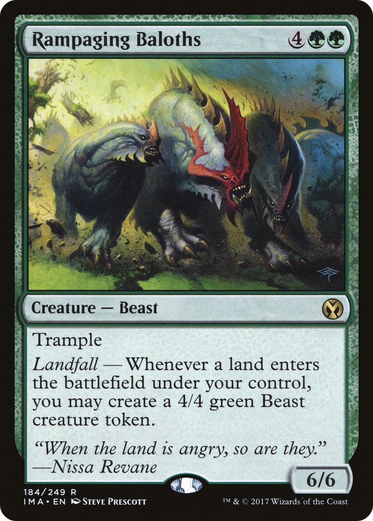 Rampaging Baloths [Iconic Masters] Foil