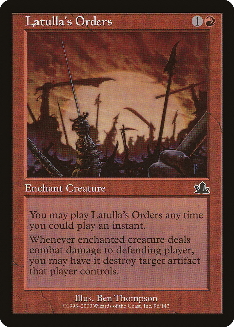 Latulla's Orders [Prophecy] Foil