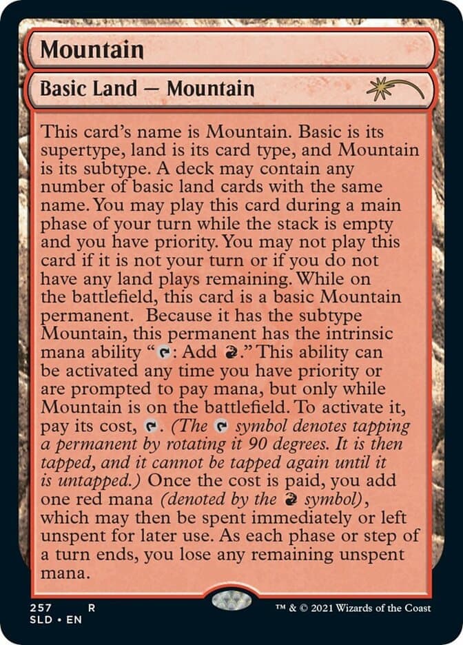 Mountain (257) [Secret Lair Drop Series] Foil