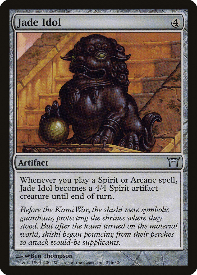 Jade Idol [Champions of Kamigawa] Foil