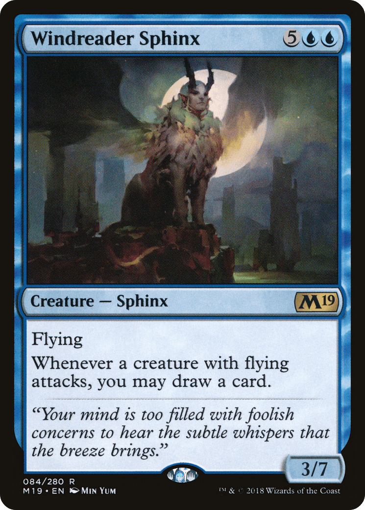 Windreader Sphinx [Core Set 2019] Foil