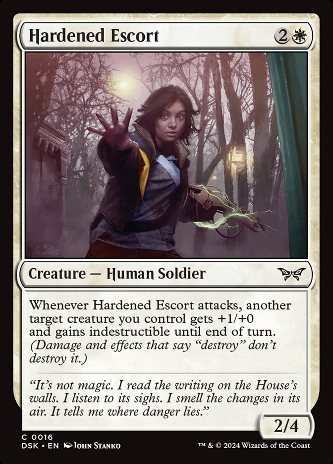 Hardened Escort 16 (Duskmourn: House of Horror) 