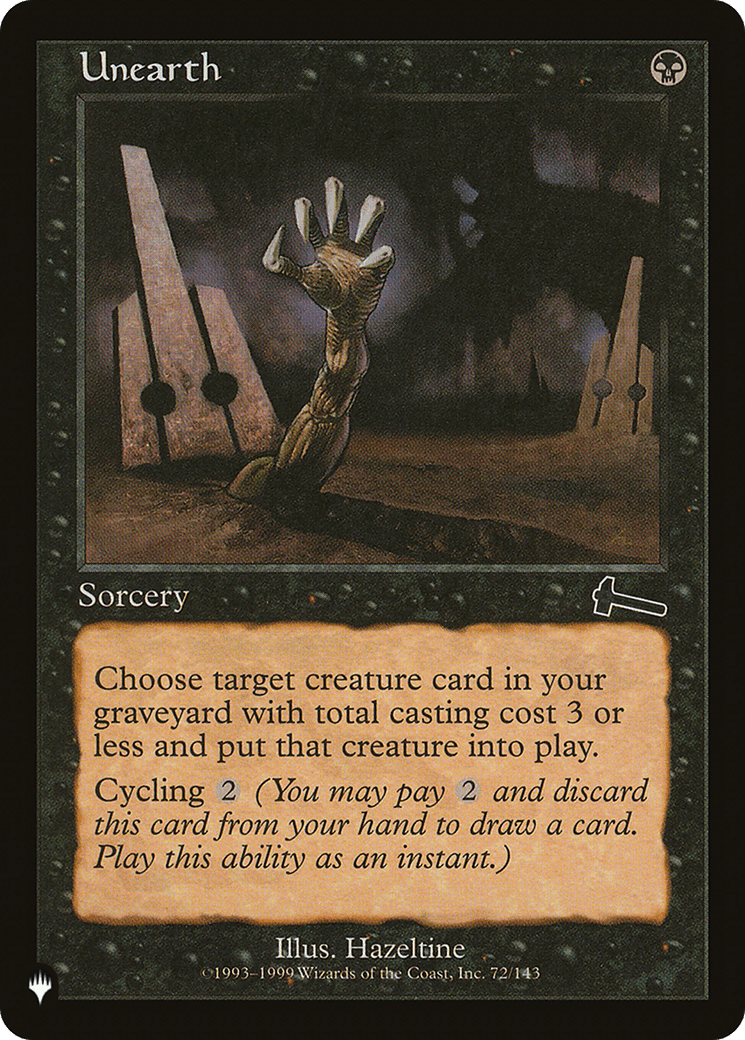 Unearth |  (ULG-72) [The List]