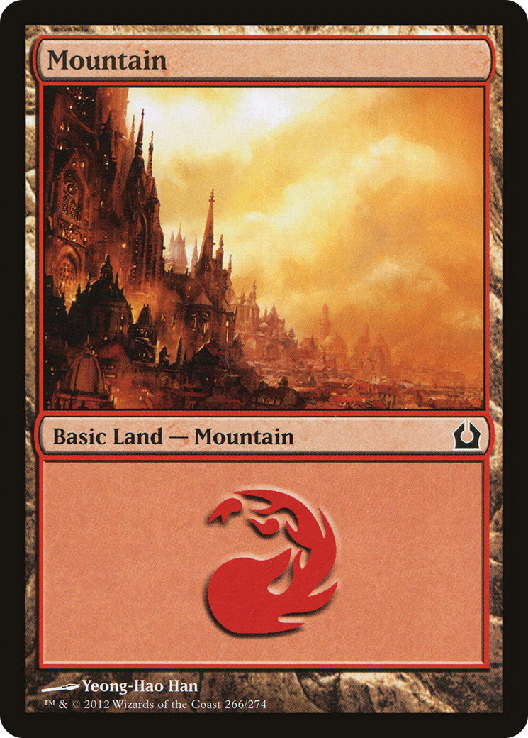 Mountain (266) [Return to Ravnica] Foil