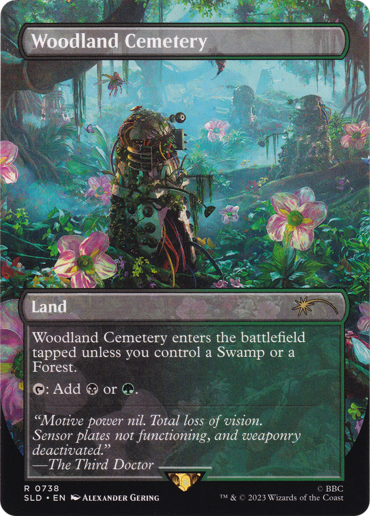 Woodland Cemetery (SLD-738) - Secret Lair Drop: (borderless) (Borderless)