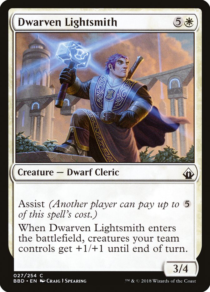 Dwarven Lightsmith 27/254 (Battlebond)  - Foil