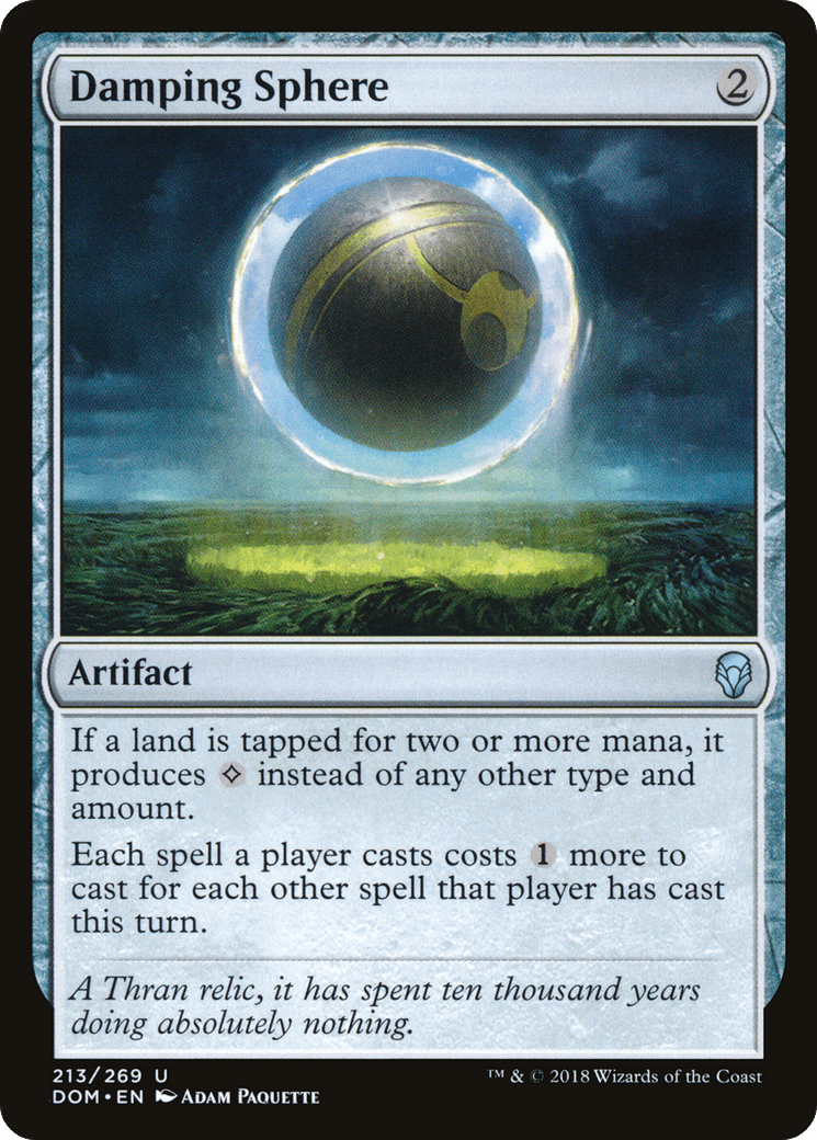 Damping Sphere [Dominaria] Foil