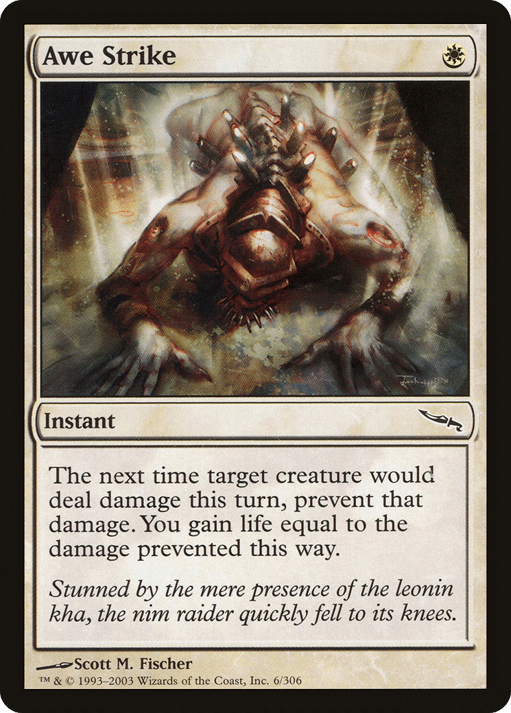 Awe Strike [Mirrodin] Foil