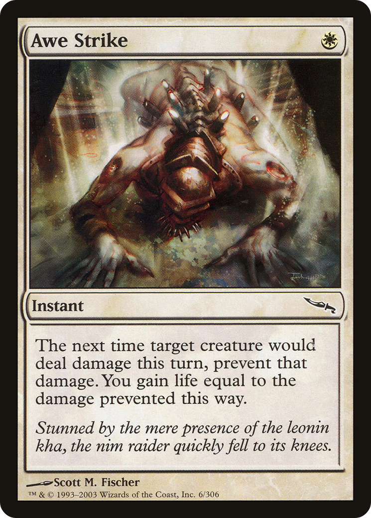 Awe Strike [Mirrodin] Foil