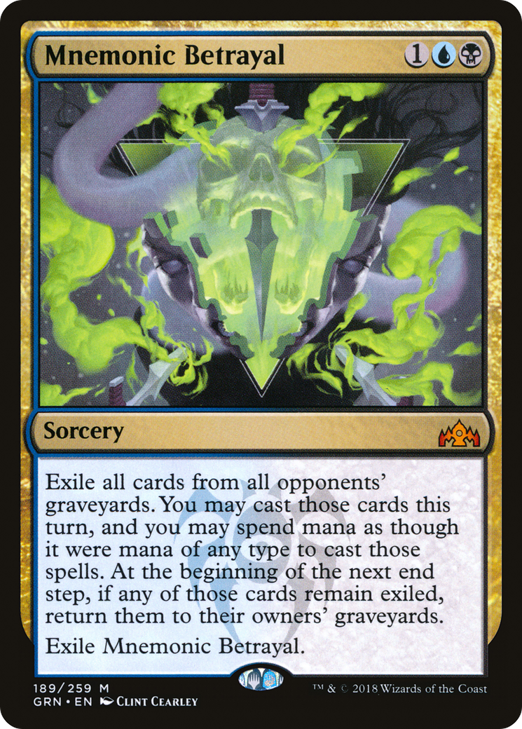 Mnemonic Betrayal [Guilds of Ravnica] Foil