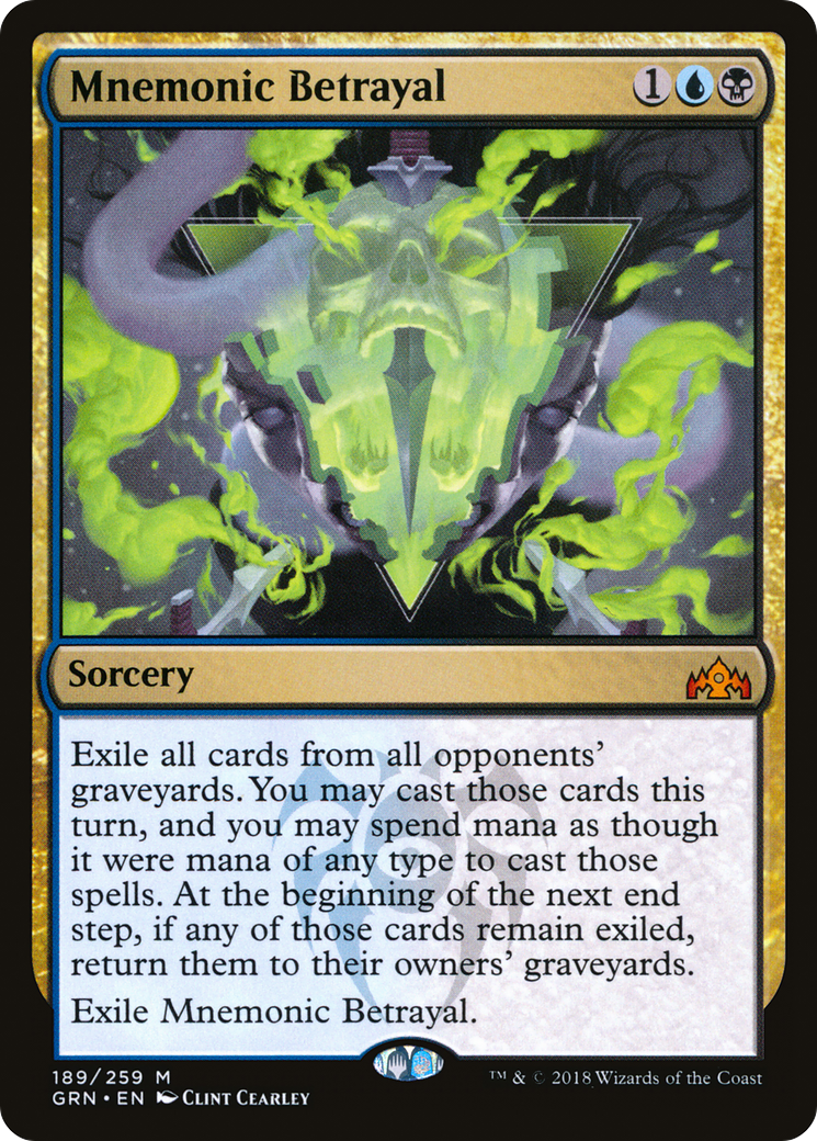 Mnemonic Betrayal [Guilds of Ravnica] Foil