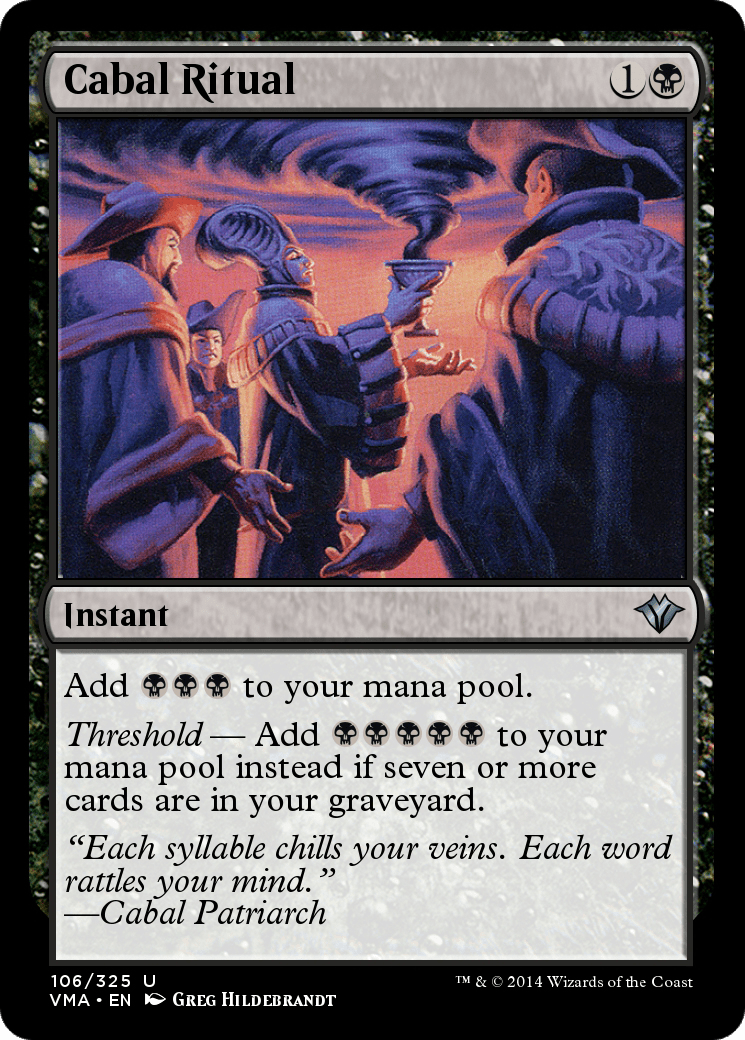 Cabal Ritual (VMA-106) - Vintage Masters Foil