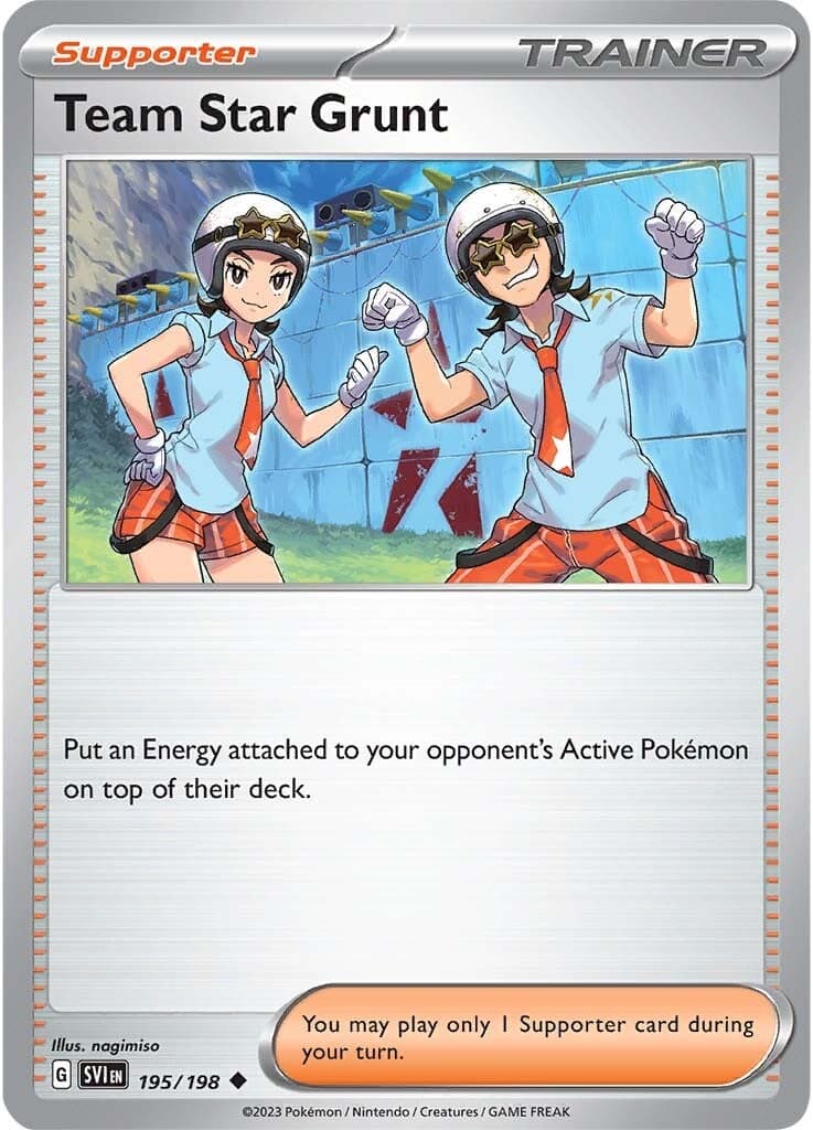 Team Star Grunt 195/198 - SV01 Scarlet & Violet Base Set