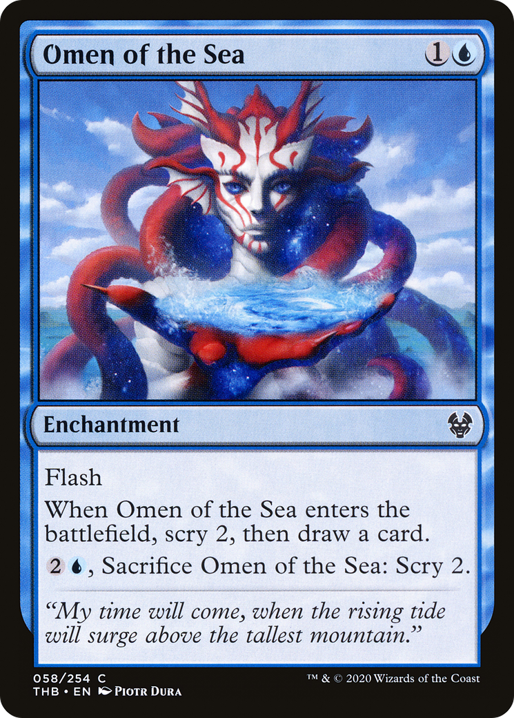 Omen of the Sea [Theros Beyond Death] Foil