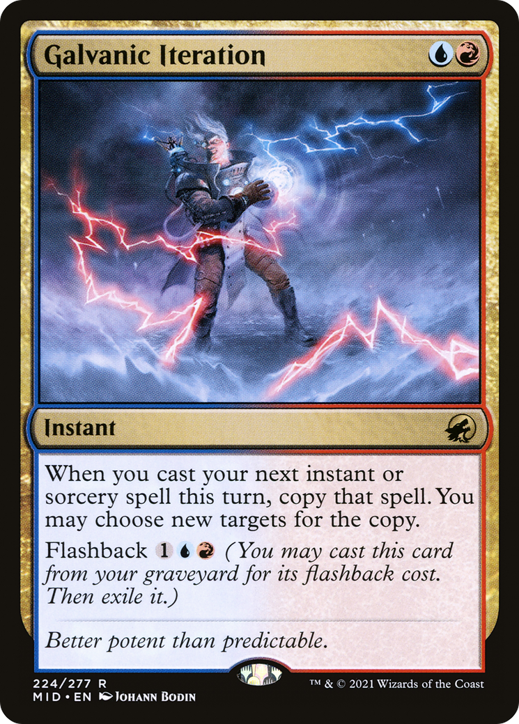 Galvanic Iteration [Innistrad: Midnight Hunt] Foil