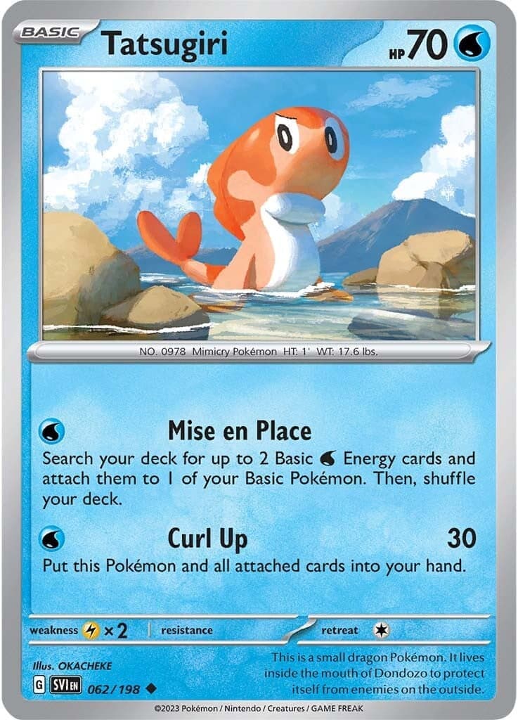 Tatsugiri 062- SV01 Scarlet & Violet Base Set Reverse Holofoil
