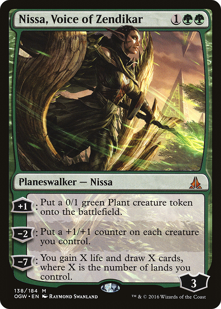 Nissa, Voice of Zendikar [Oath of the Gatewatch] Foil