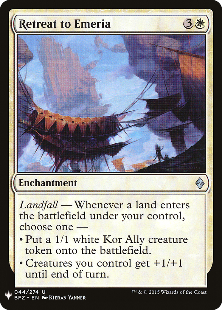 Retreat to Emeria |  (BFZ-44) [The List]