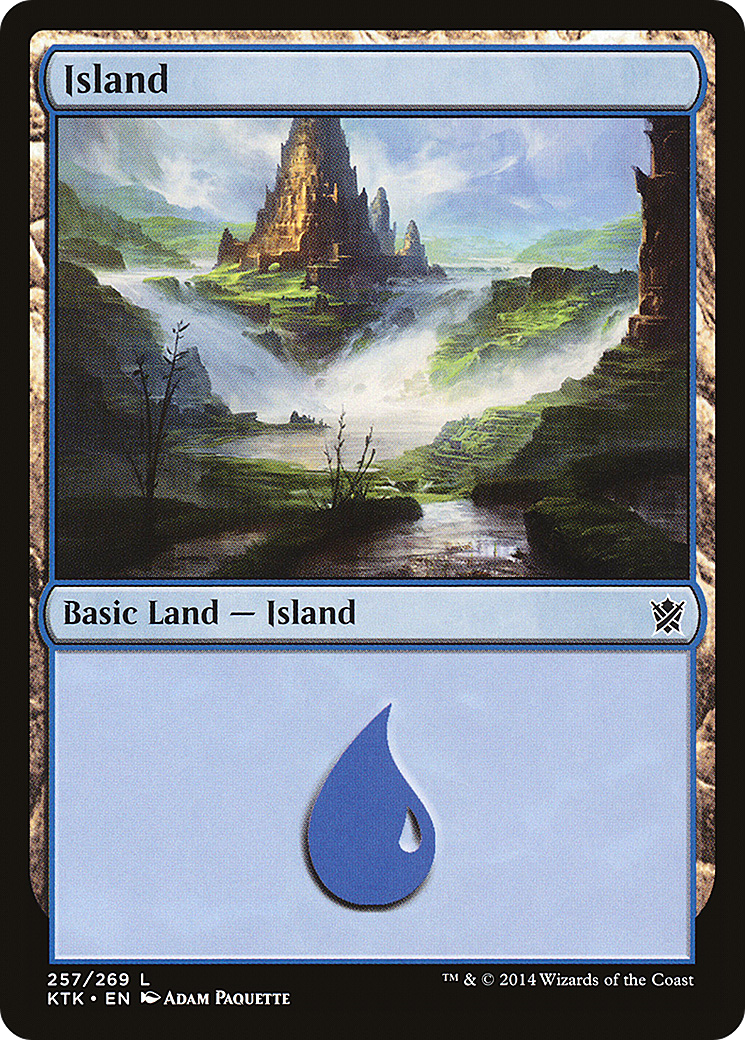 Island (257) [Khans of Tarkir] Foil