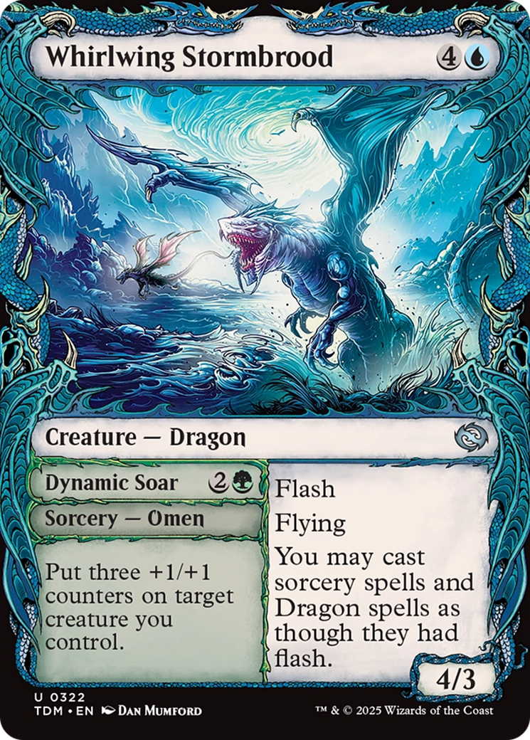 Whirlwing Stormbrood (Showcase) (322) [Tarkir: Dragonstorm]