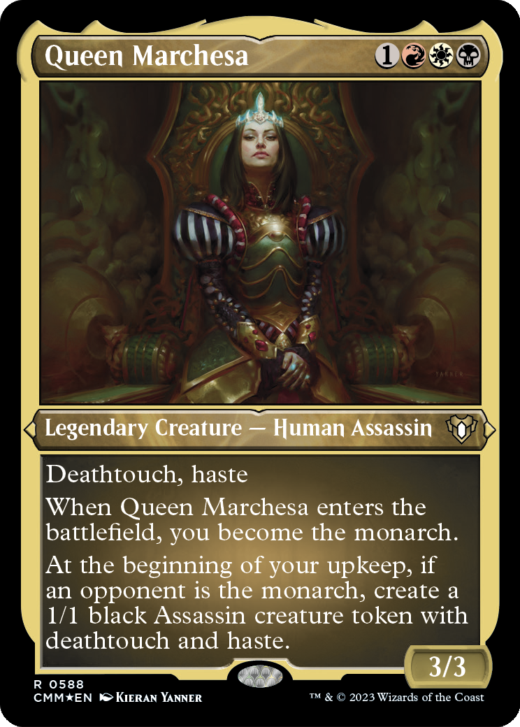 Queen Marchesa (CMM-588) - Commander Masters Etched Foil