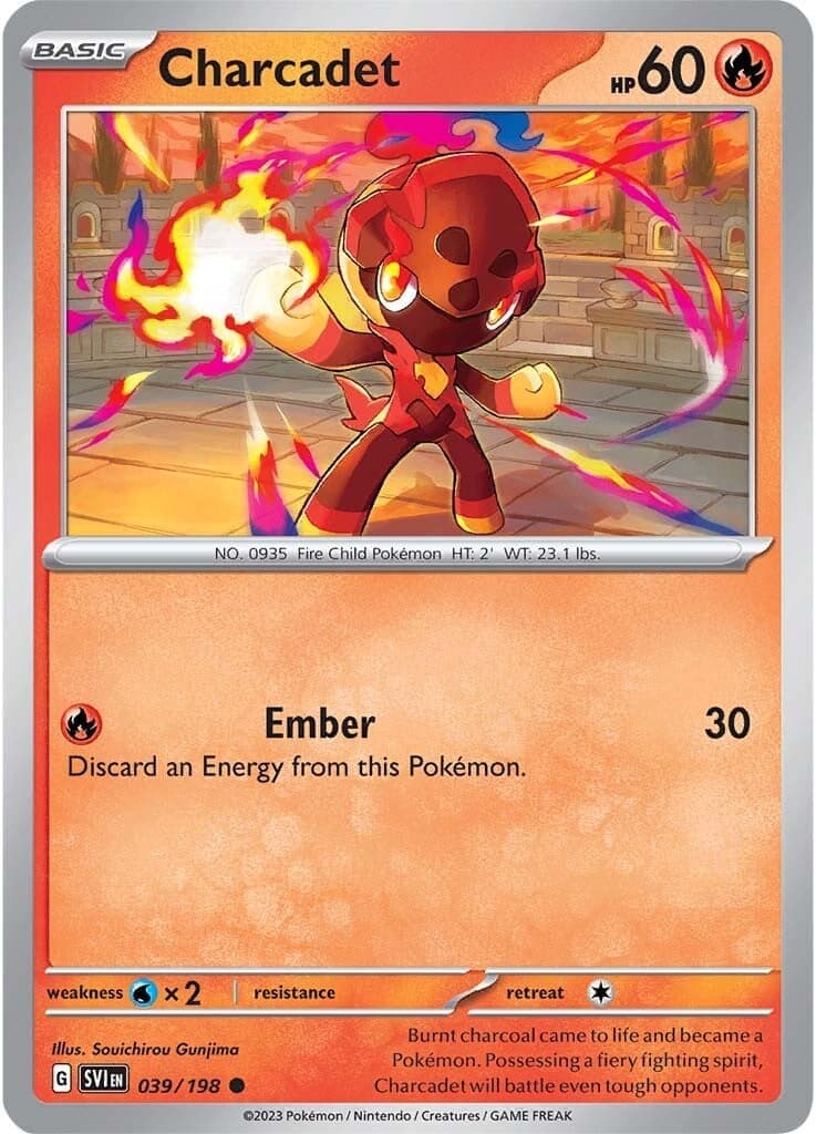 Charcadet 039/198 - SV01 Scarlet & Violet Base Set Reverse Holofoil