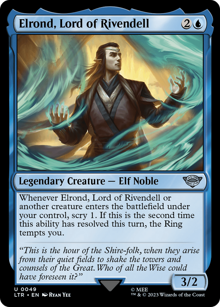 Elrond, Lord of Rivendell [The Lord of the Rings: Tales of Middle-Earth] Foil
