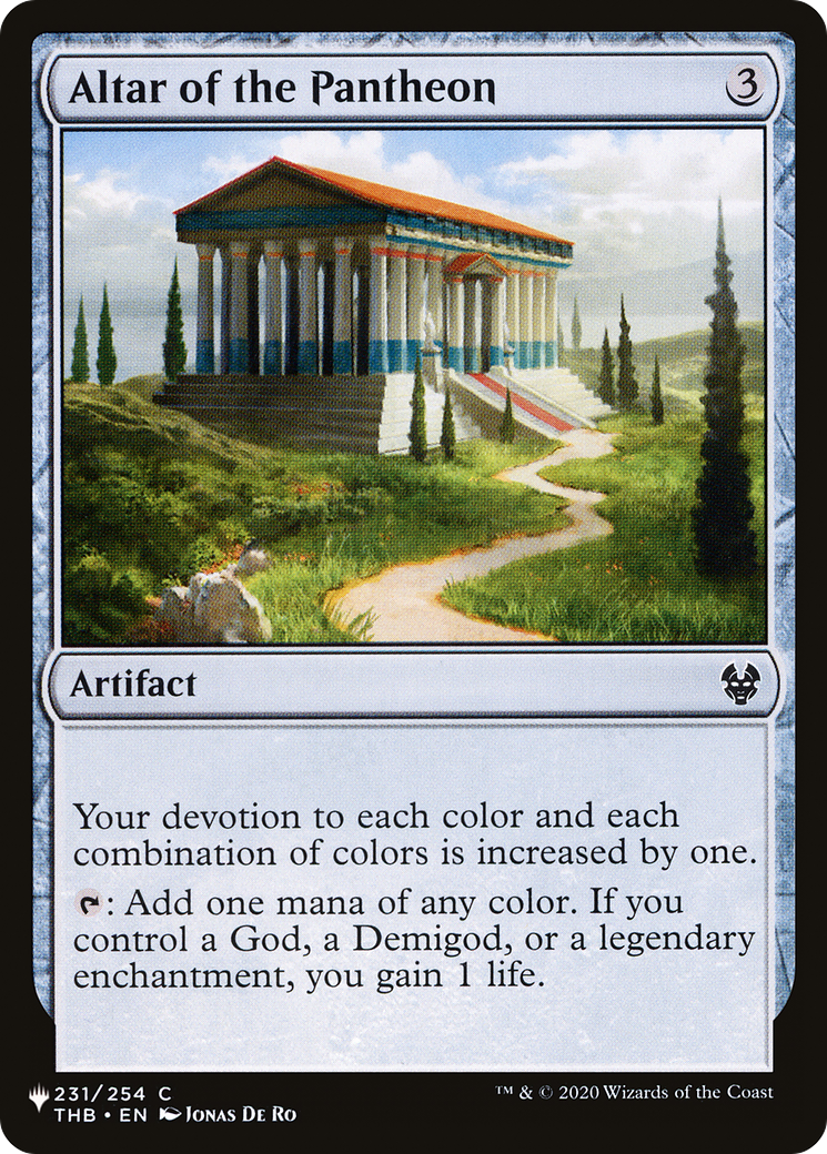 Altar of the Pantheon |  (THB-231) [The List]
