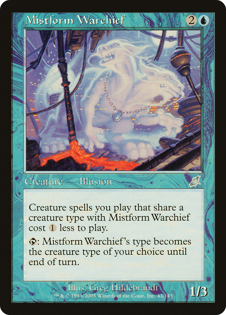 Mistform Warchief [Scourge] Foil