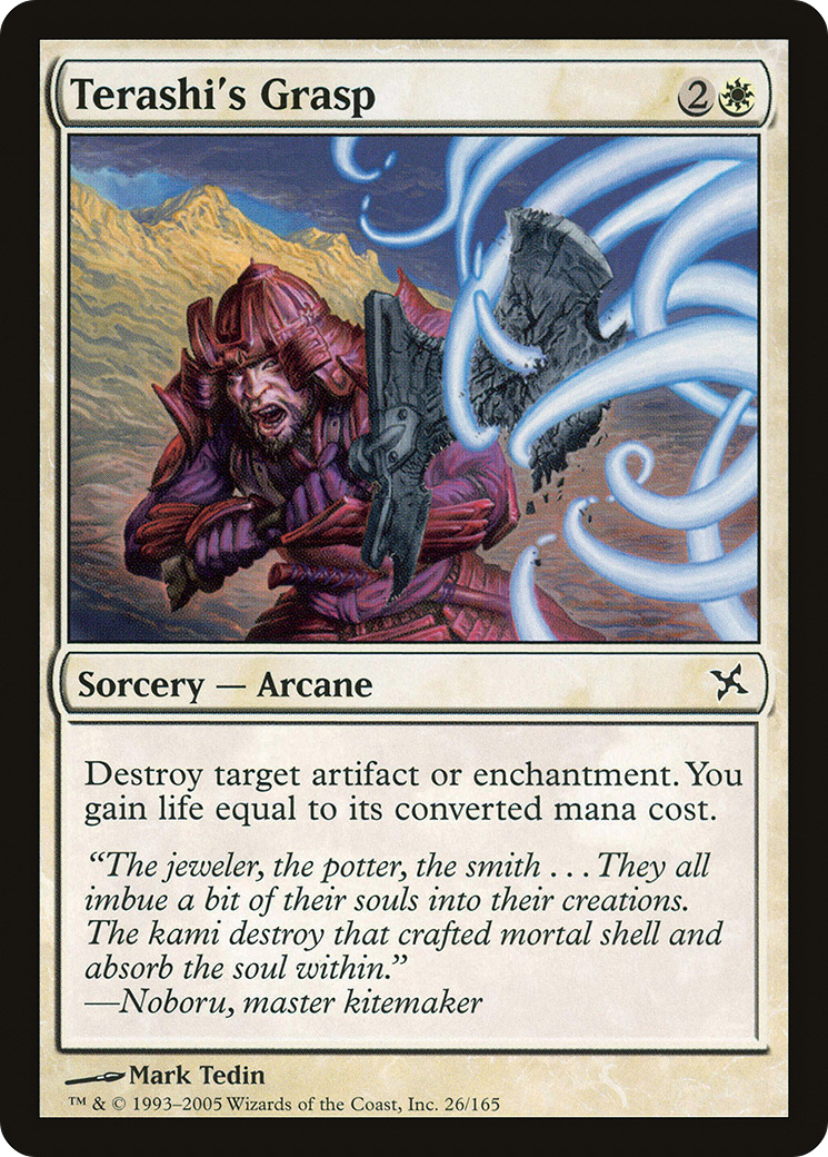 Terashi's Grasp [Betrayers of Kamigawa] Foil