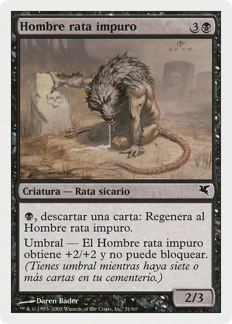 Dirty Wererat (PSAL-A31) - Salvat 2005