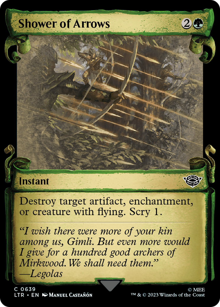Shower of Arrows [The Lord of the Rings: Tales of Middle-Earth Showcase Scrolls] Foil