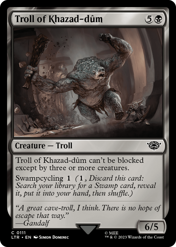 Troll of Khazad-dum [The Lord of the Rings: Tales of Middle-Earth] Foil